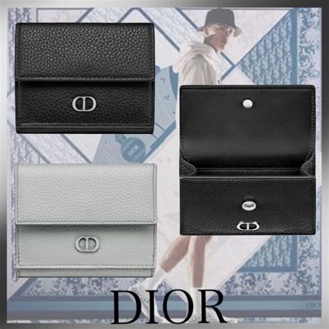 dior purple metallic card wallet|christian dior small wallet.